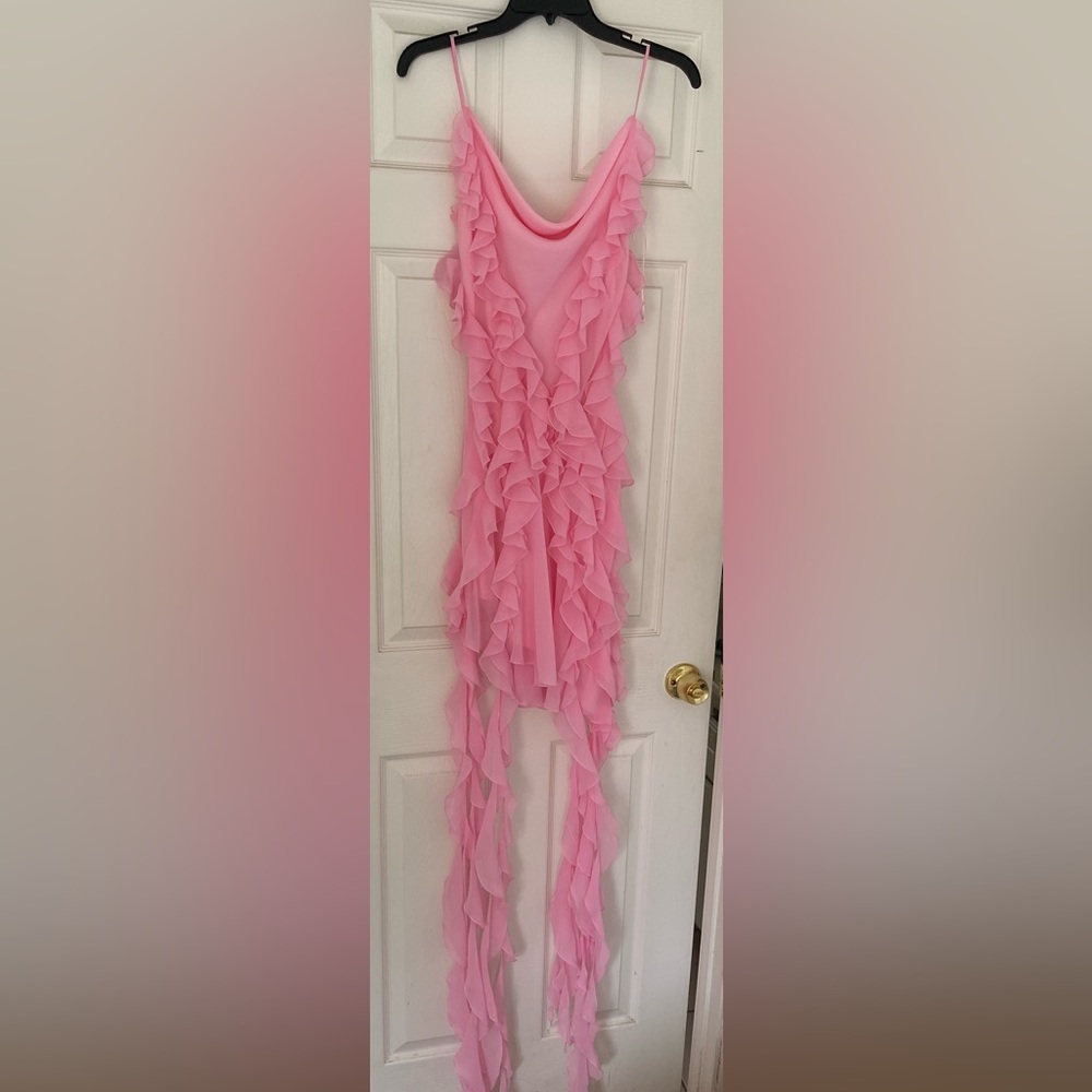 Mach & Mach Ruffle Mini Slipdress - Picture 11 of 14